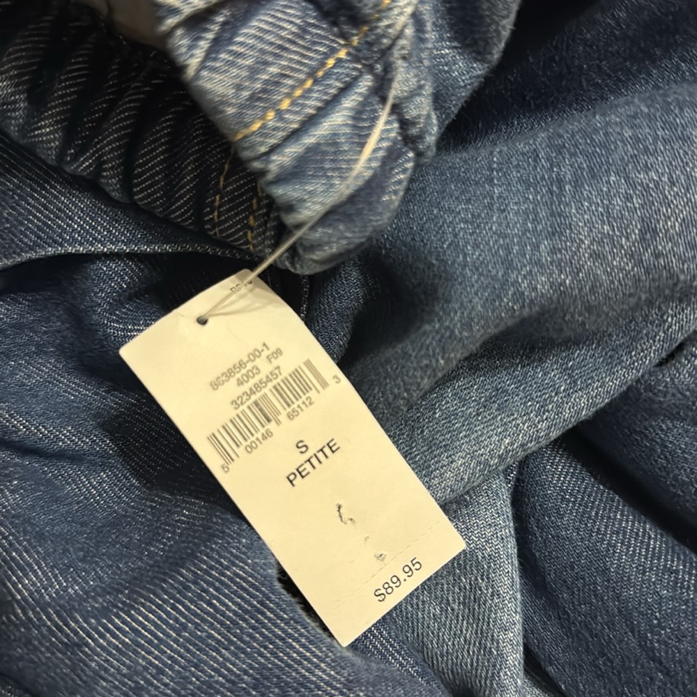 NWT! GAP Medium Indigo Mid Rise UltraSoft Easy Baggy Jeans - 863856 🩷 - Picture 7 of 7